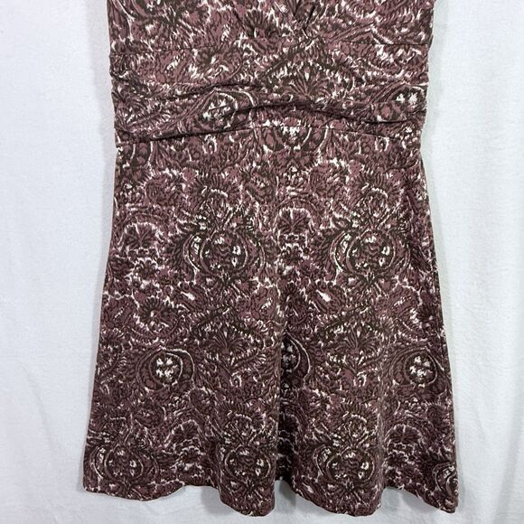 Patagonia Mauve Sleeveless Abstract Paisley Organic Cotton Margot Dress Womens M - Picture 6 of 7